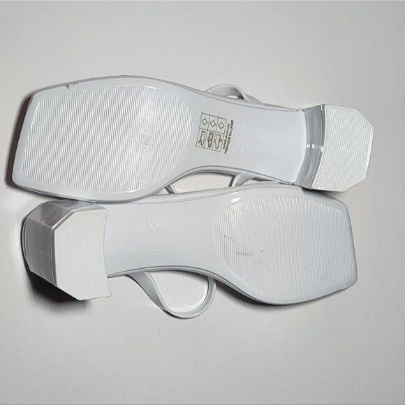 Jeffrey Campbell Jam 3 Jelly White Slide Sandals - Picture 5 of 6